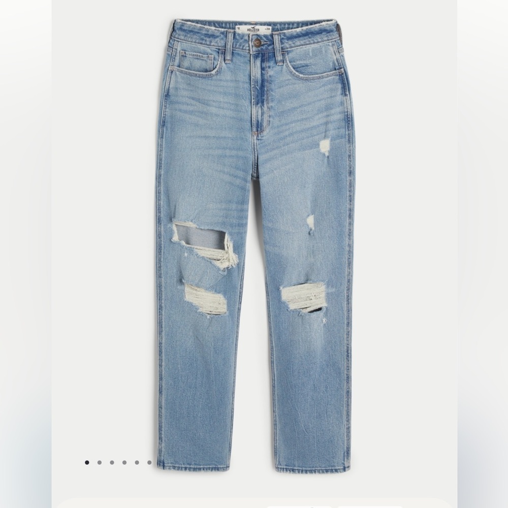 Hollister high rise mom jeans